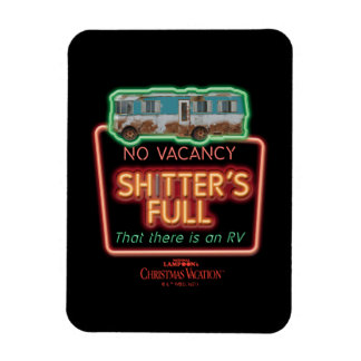 Christmas Vacation | Sh*tter's Full Neon Sign Magnet