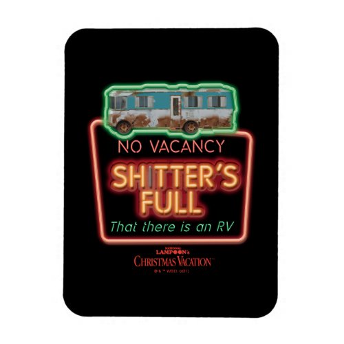 Christmas Vacation  Shtters Full Neon Sign Magnet