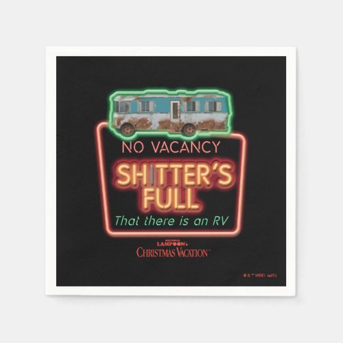 Christmas Vacation  Shtters Full Neon Sign Napkins