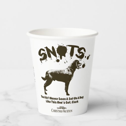 Christmas Vacation  Snots Paper Cups