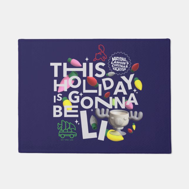 Christmas Vacation | This Holiday is Gonna Be Lit Doormat (Front)
