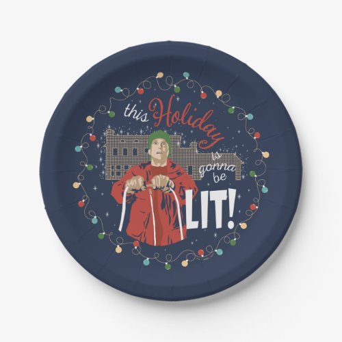 Christmas Vacation  This Holiday is Gonna Be Lit Paper Plates