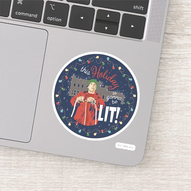 Christmas Vacation | This Holiday is Gonna Be Lit Sticker (Detail)