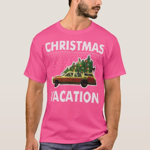 christmas vacation with christmas tree ugly sweate T_Shirt