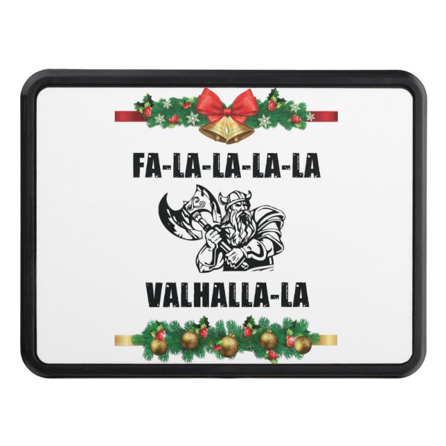 Christmas Valhalla Throw Pillow Hitch Cover (Front)