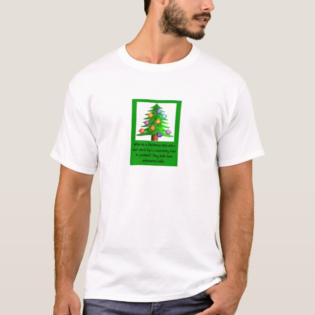 Christmas Vasectomy Balls T-Shirt (Front)