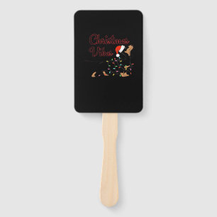Christmas Vibes Classic T-Shirt Hand Fan