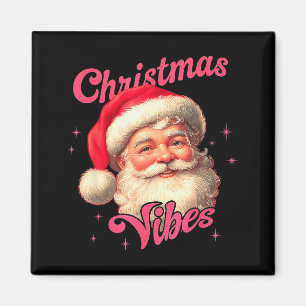 Christmas Vibes Funny Skibidi Rizzmas Santa Vintag Magnet
