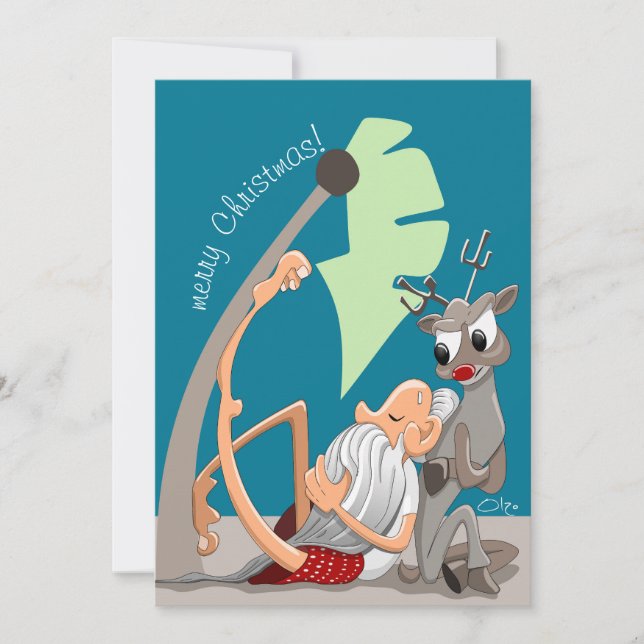 Christmas Vibes Holiday Card (Front)