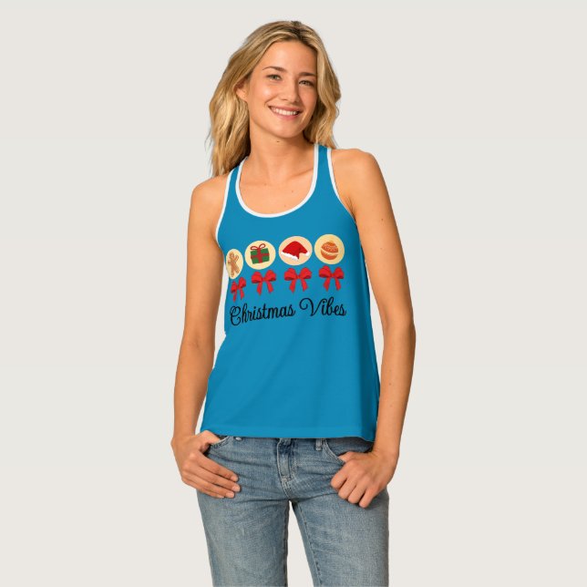 Christmas Vibes  Tank Top (Front Full)