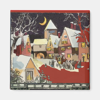 Christmas Village, add text Magnet