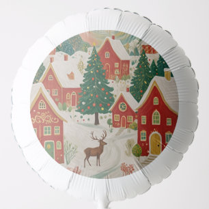 Christmas Village Balloon