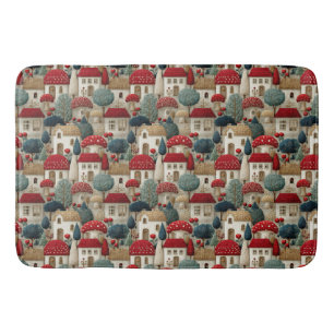 Christmas Village Bath Mat