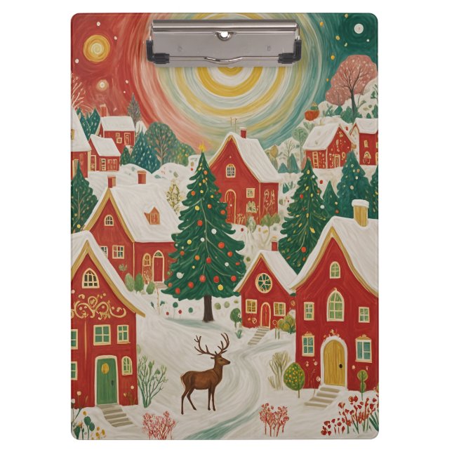 Christmas Village Clipboard (Front)