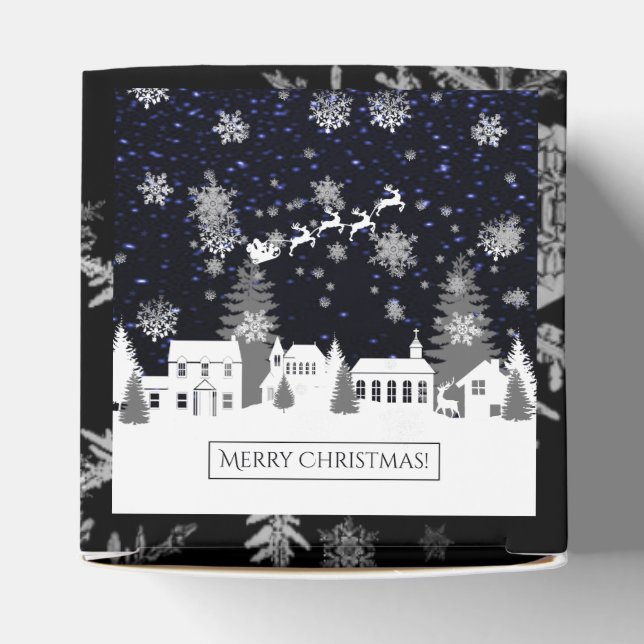 Christmas Village Favor Box (Top)