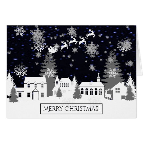 Christmas Village Greeting Card