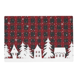 “Christmas Village” Holiday Placemat