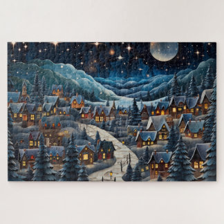 Christmas Village Jigsaw Puzzle 