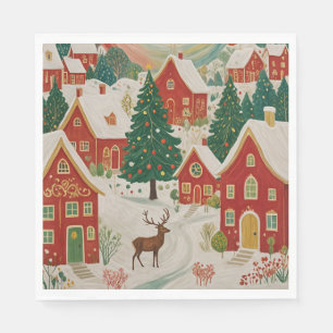 Christmas Village Napkins