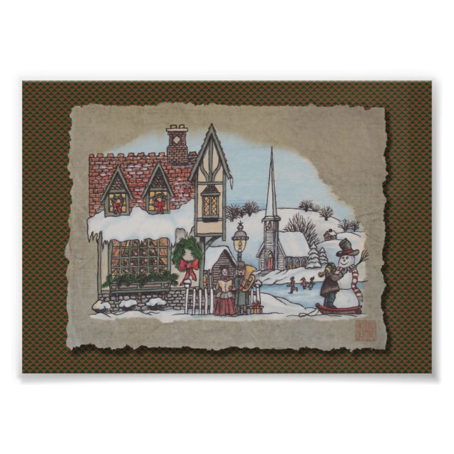 Christmas Village Photo Print (Front)