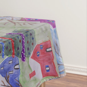 Christmas Village  Tablecloth