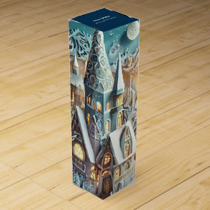 Christmas Village Wine Box
