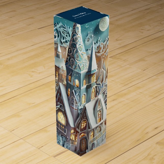 Christmas Village Wine Box (Front)