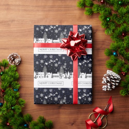 Christmas Village Wrapping Paper