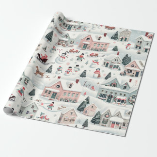 Christmas Village Wrapping Paper