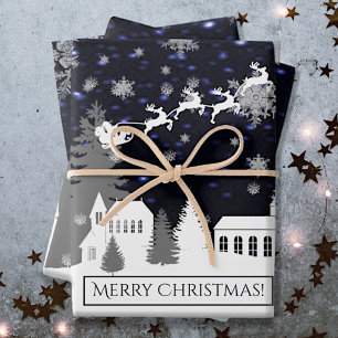 Christmas Village Wrapping Paper