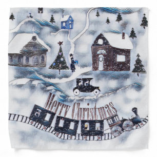 Christmas , Vintage Bandana