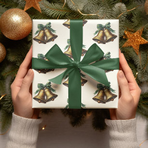 Christmas Vintage Bells Wrapping Paper