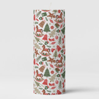 Christmas vintage candle