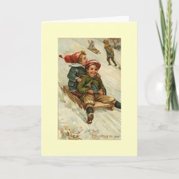 Christmas Vintage Card by vintagecreations at Zazzle