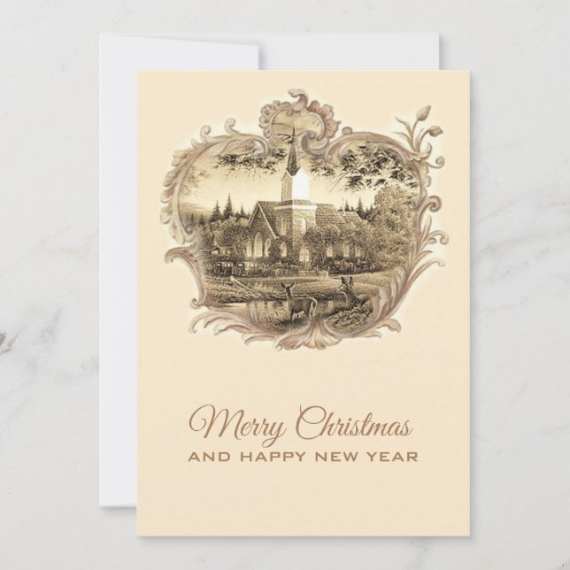 Christmas Vintage Card (Front)