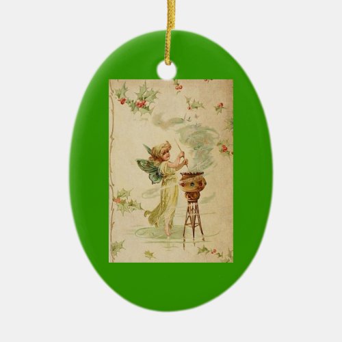 Christmas Vintage Fairy Ornament