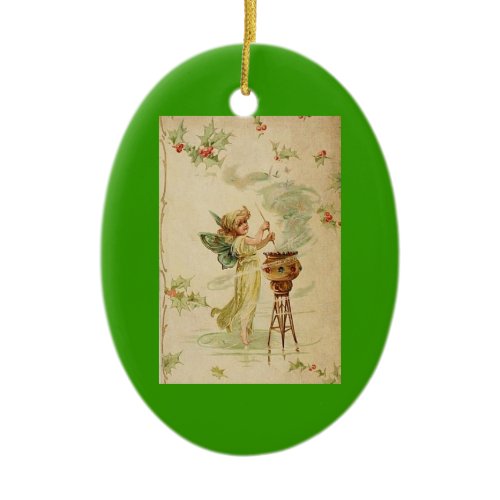 Christmas Vintage Fairy Ornament