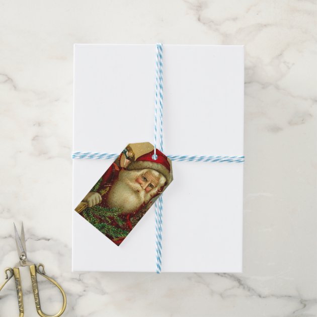 Christmas Vintage Holiday Gift Tag