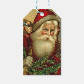 Christmas vintage Holiday Gift Tag