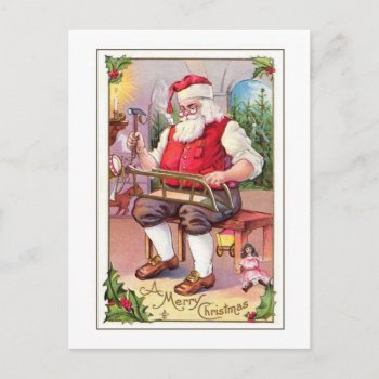 Christmas Vintage Holiday Postcard by Vintagearian at Zazzle