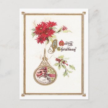 Christmas Vintage Holiday Postcard by archemedes at Zazzle