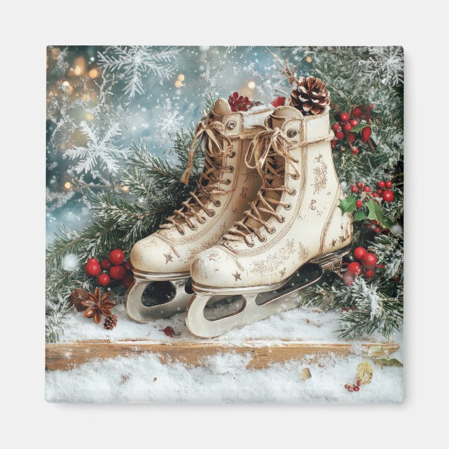 Christmas Vintage Magnet (Front)