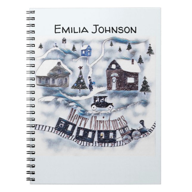 Christmas , Vintage Notebook (Front)