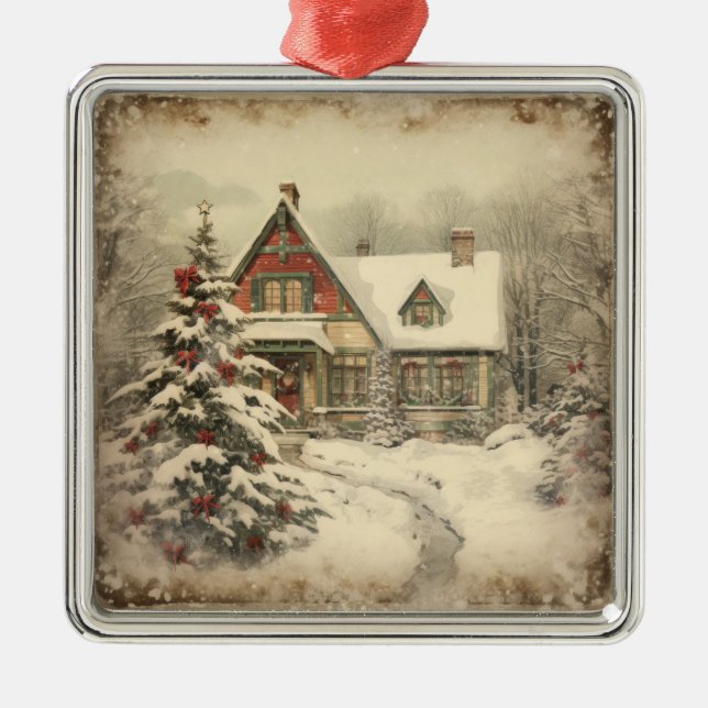 Christmas Vintage Ornament (Front)