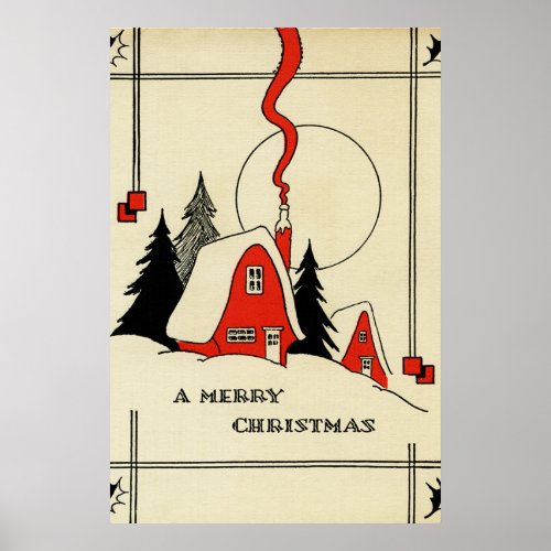 Christmas Vintage Poster