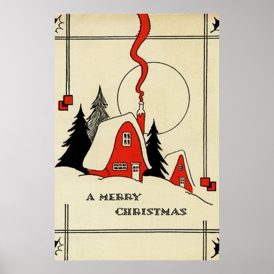 Christmas Vintage Poster | Zazzle.com