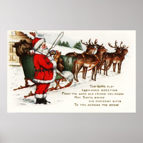 Christmas Vintage Poster