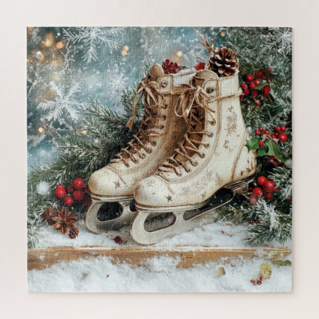 Christmas Vintage Puzzle (Vertical)