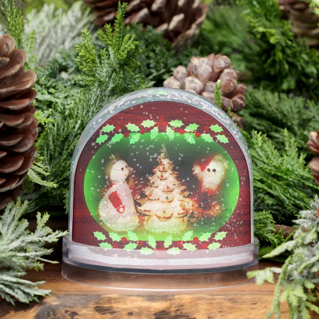 Christmas Vintage Santa Snowglobe Snow Globe (Winter)