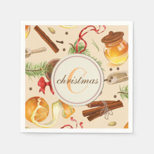 Christmas Vintage Scents Paper Napkins